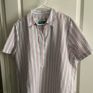Magellan Outdoors Women's Striped Blouse - Blue, Red, White-Size XL
